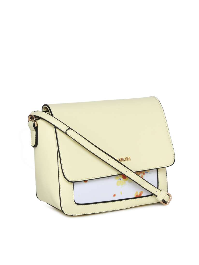 Buy Sugarush White Printed Sling Bag Handbags for Women 4703454 Myntra