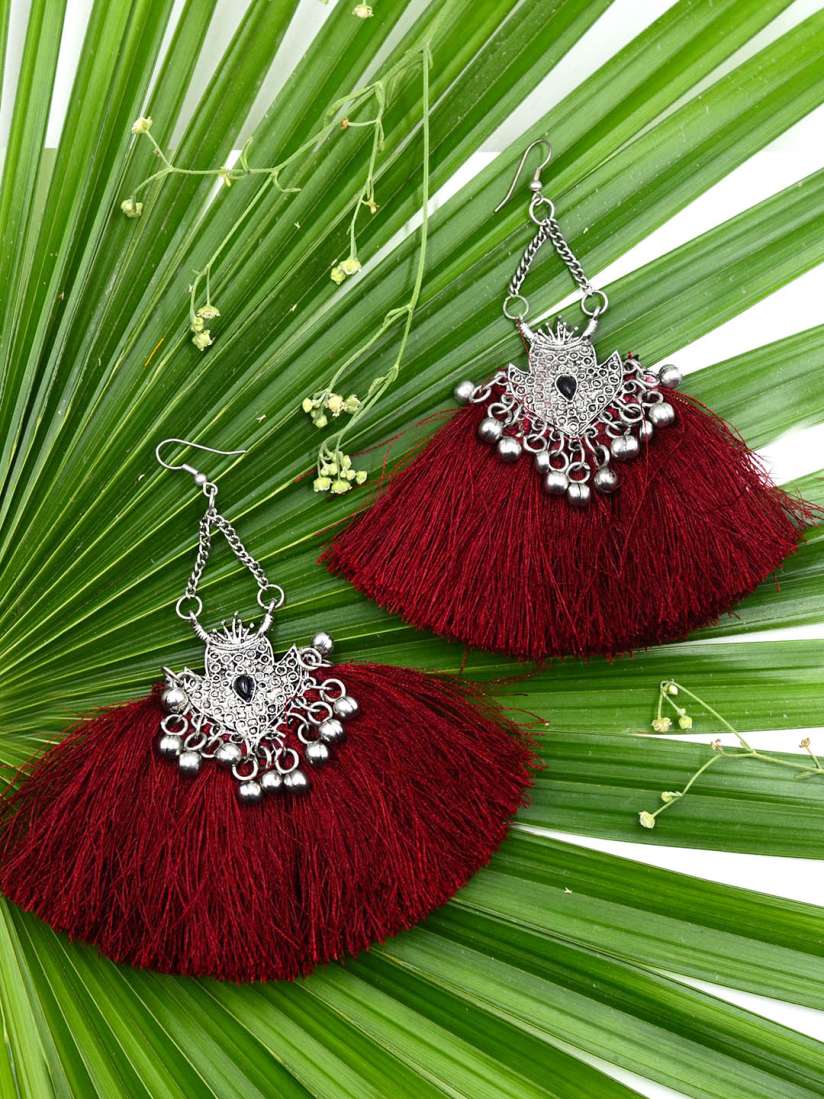 Tassel earrings myntra sales
