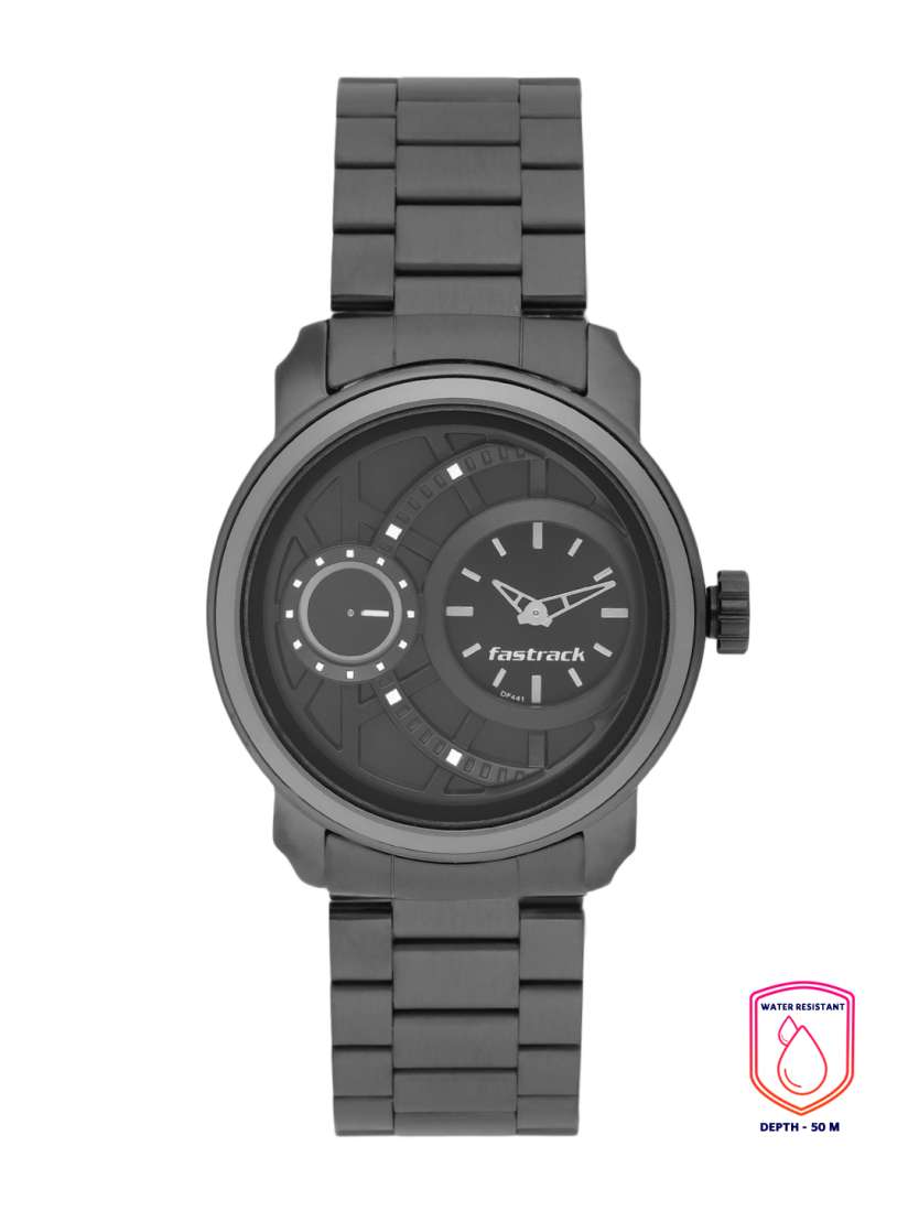 Buy Fastrack Men Black Analogue Watch NK3147KM01 OR Watches for Men 4893086 Myntra