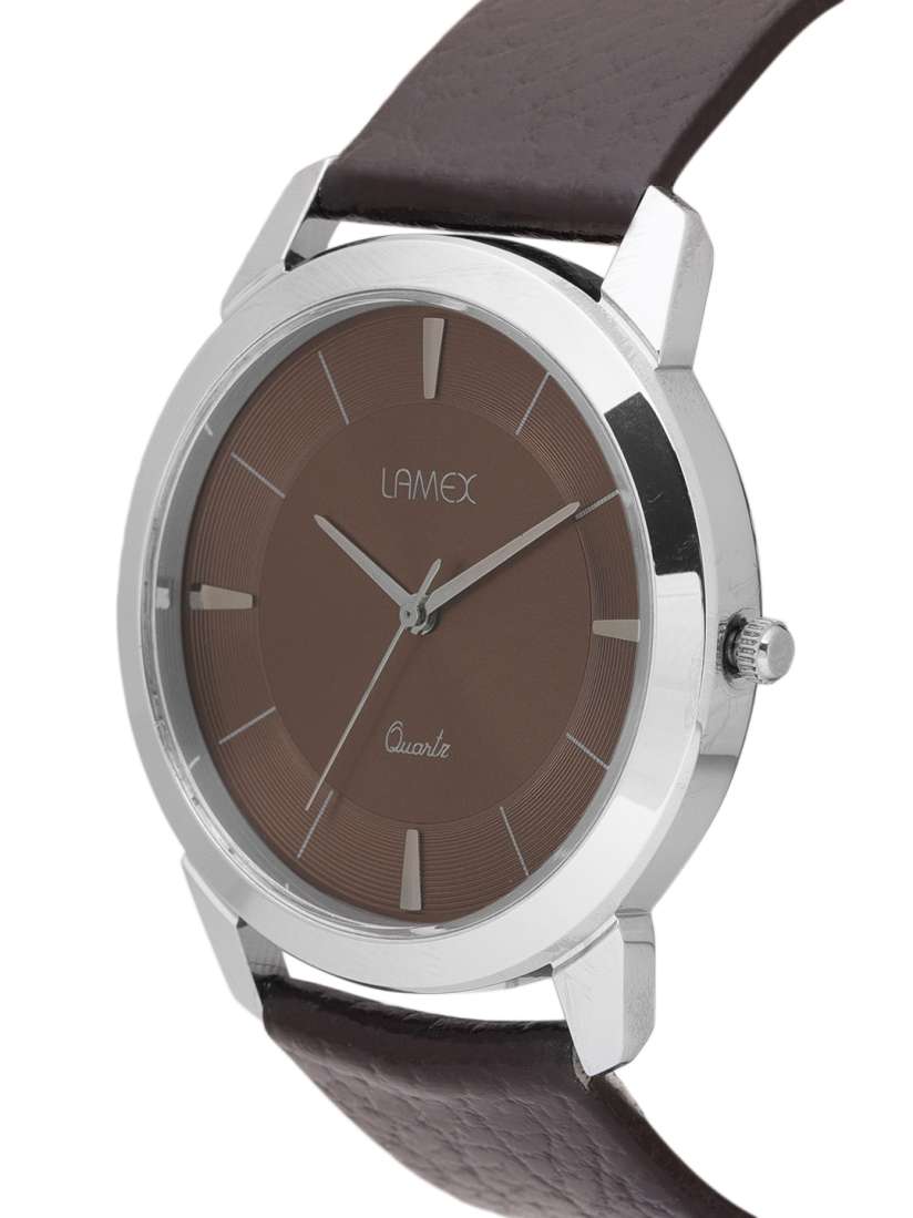 Buy LAMEX Men Brown Analogue Watch PIONEER DLX 2009 Watches for Men 4923452 Myntra