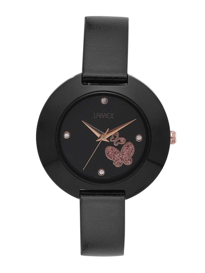 Buy LAMEX Women Black Analogue Watch EVITA DLX 3534 Watches for Women 4923588 Myntra