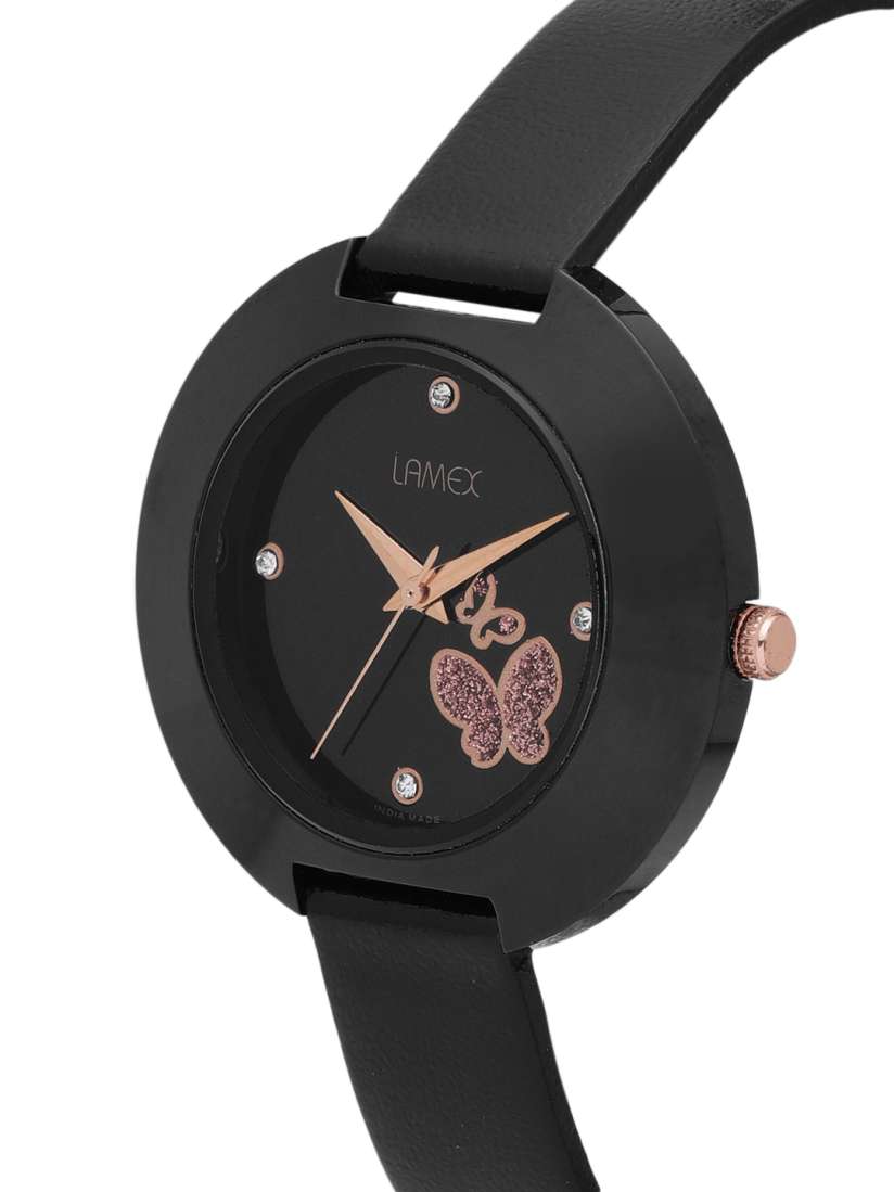 Buy LAMEX Women Black Analogue Watch EVITA DLX 3534 Watches for Women 4923588 Myntra