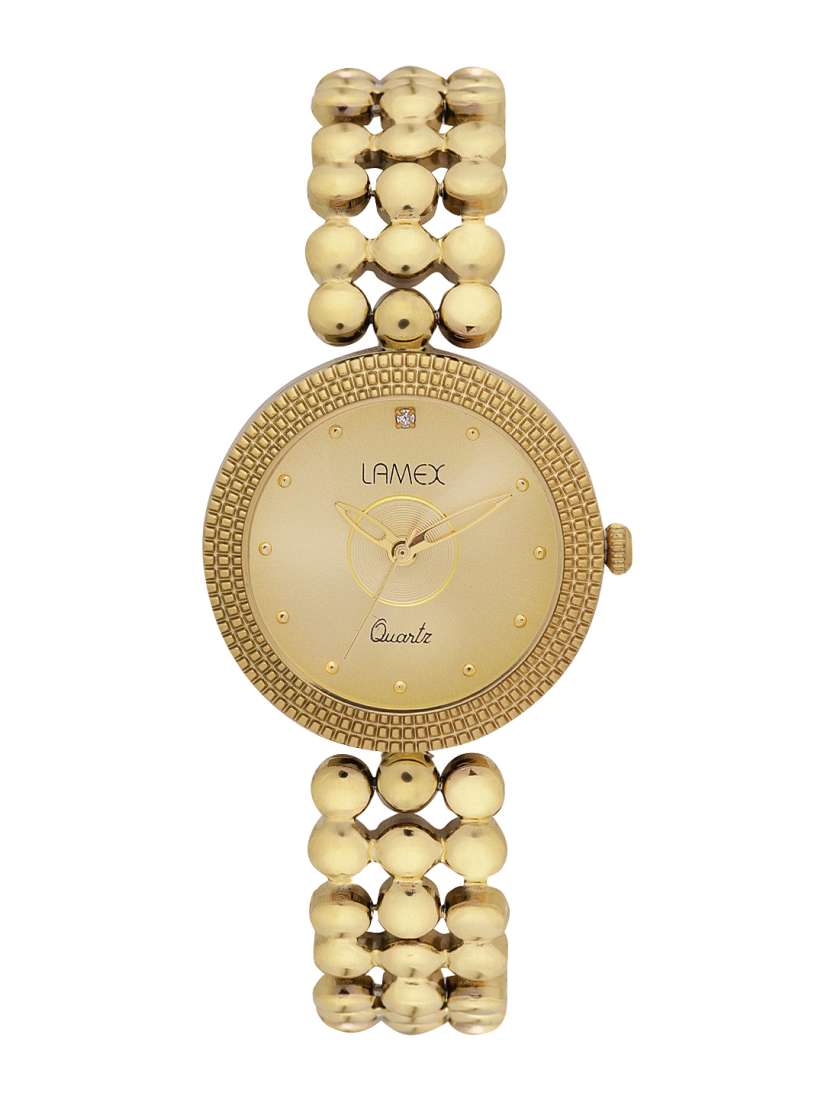 Buy LAMEX Women Gold Toned Analogue Watch PREMIUM DLX 6544 Watches for Women 4923590 Myntra
