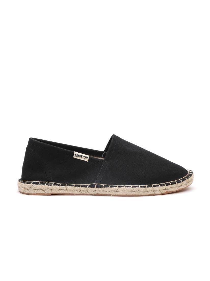 Buy United Colors of Benetton Men Black Espadrilles Casual Shoes for Men 4943629 Myntra