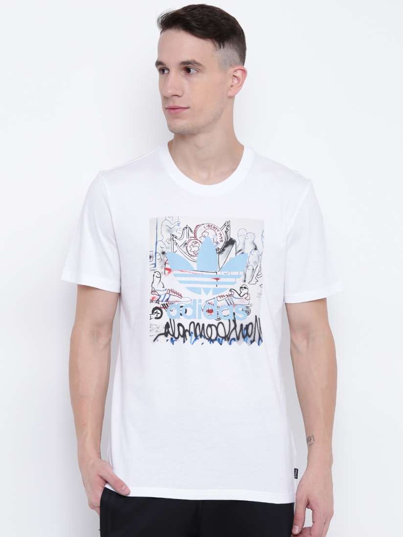 Buy ADIDAS Originals Men White Gonz BB Printed Skateboarding T shirt Tshirts for Men 5126048 Myntra