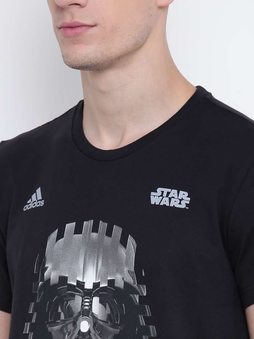 Buy ADIDAS Men Black Darth Vader Printed T shirt Tshirts for Men 5126134 Myntra