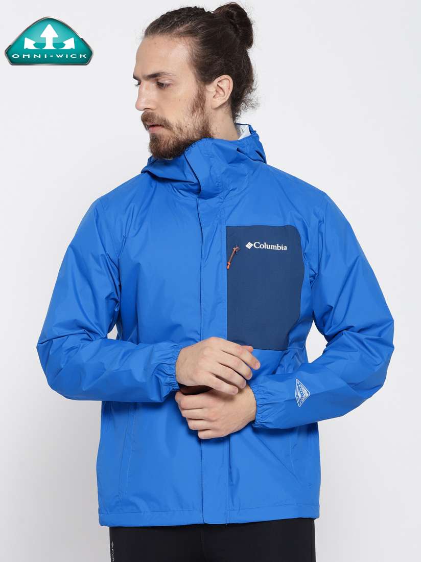 Buy Columbia Blue Summit Sleeker Shell Rain Jacket Rain Jacket for Men 5126238 Myntra