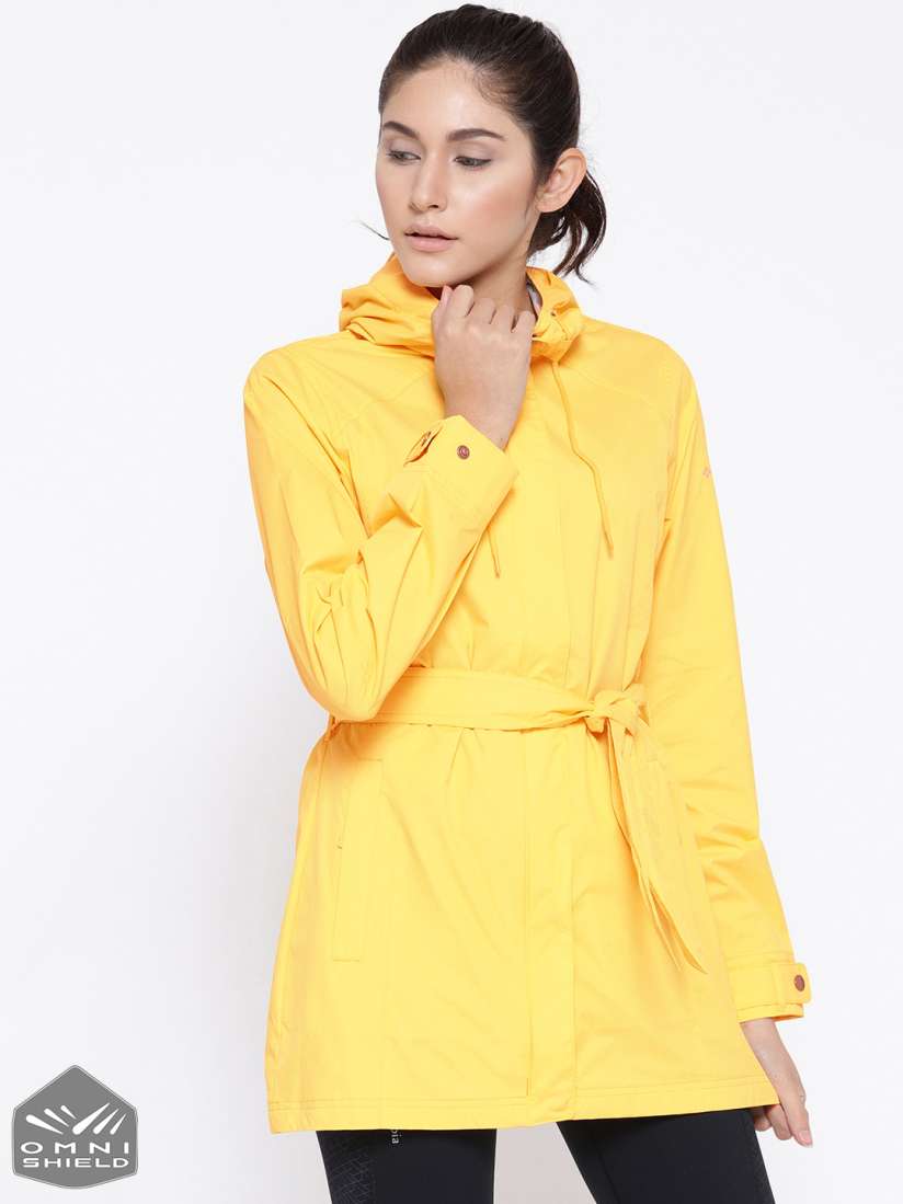 Columbia womens yellow rain jacket outlet