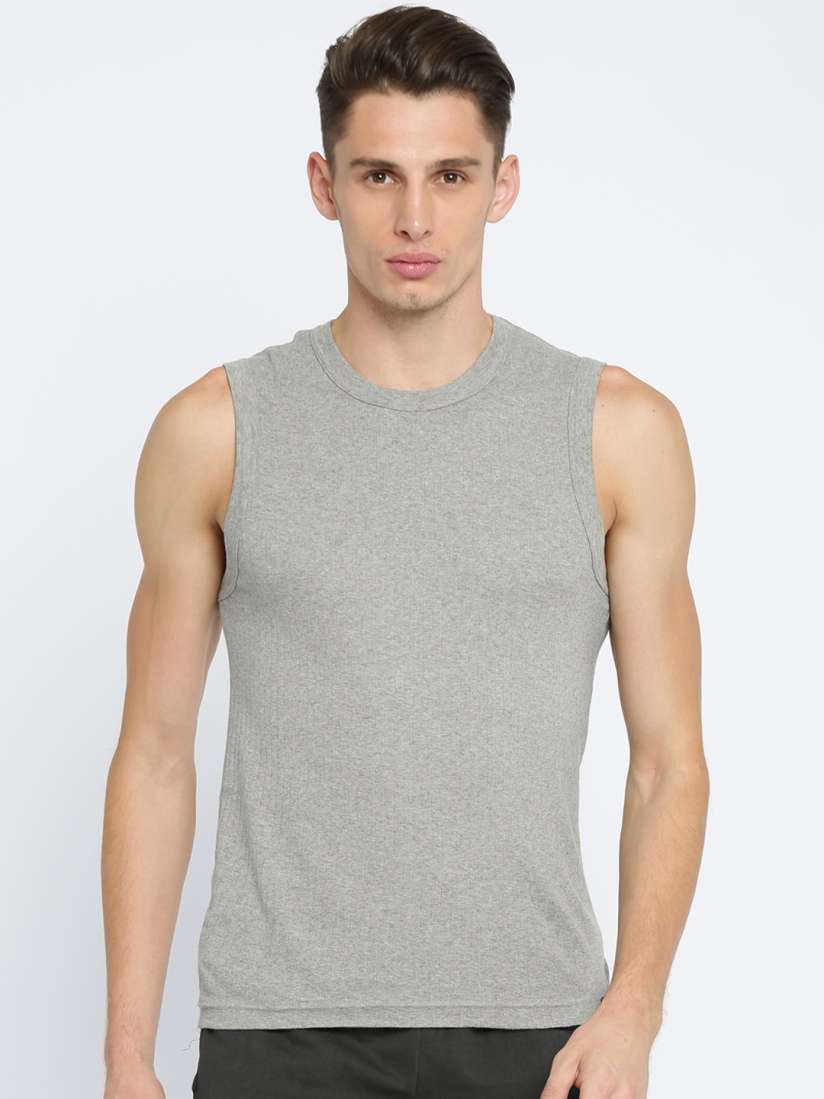 Jockey grey vest top