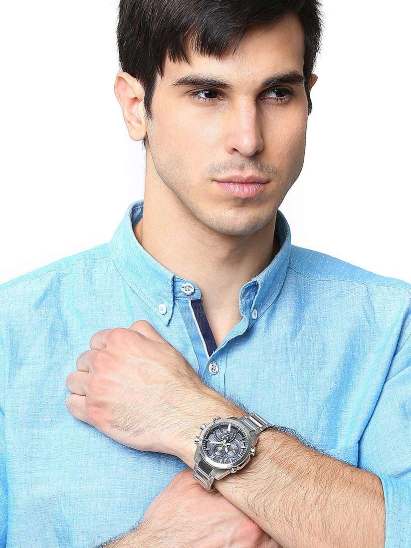 Buy CASIO EDIFICE Men Black Analogue Smart Watches EX209 EQB 500D 1ADR Smart Watches for Men 527255 Myntra
