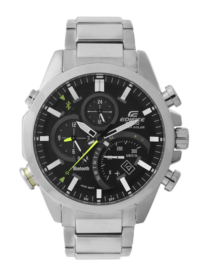 Buy CASIO EDIFICE Men Black Analogue Smart Watches EX209 EQB 500D 1ADR Smart Watches for Men 527255 Myntra