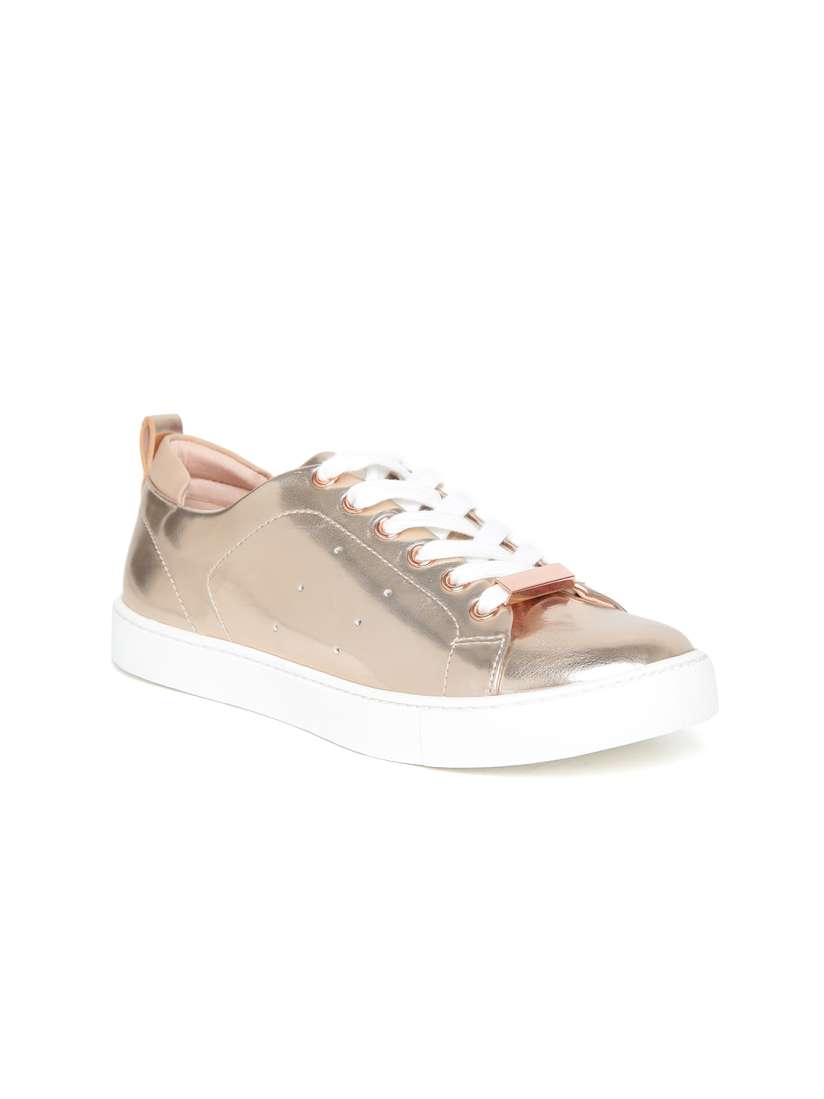 Aldo rose gold sneakers shop