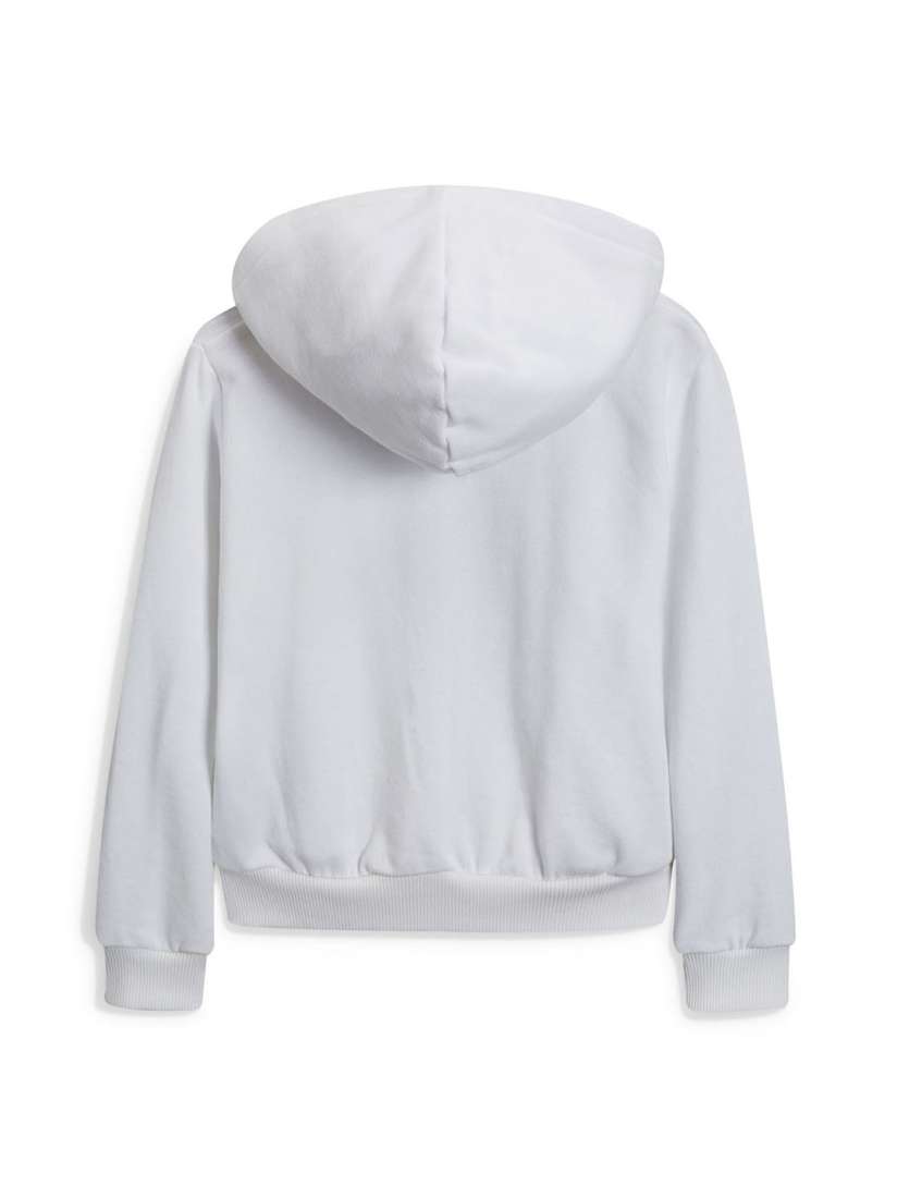 Buy next Girls White Solid Hooded Jacket Jackets for Girls 5414679 Myntra