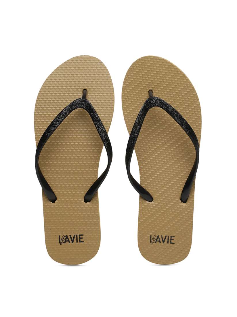 Buy Lavie Women Black Solid Thong Flip Flops Flip Flops for Women 5415377 Myntra