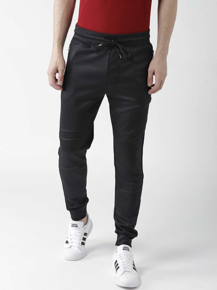 Forever 21 black joggers discount