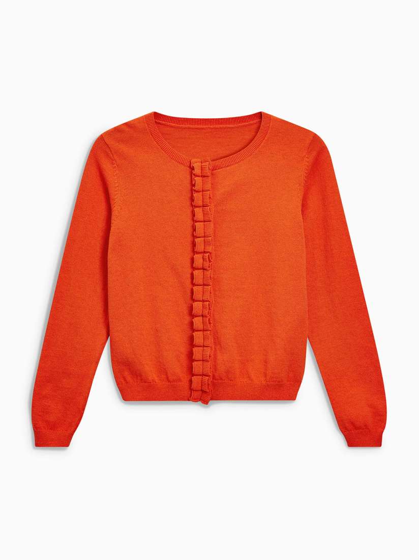 Orange cardigan next cheap