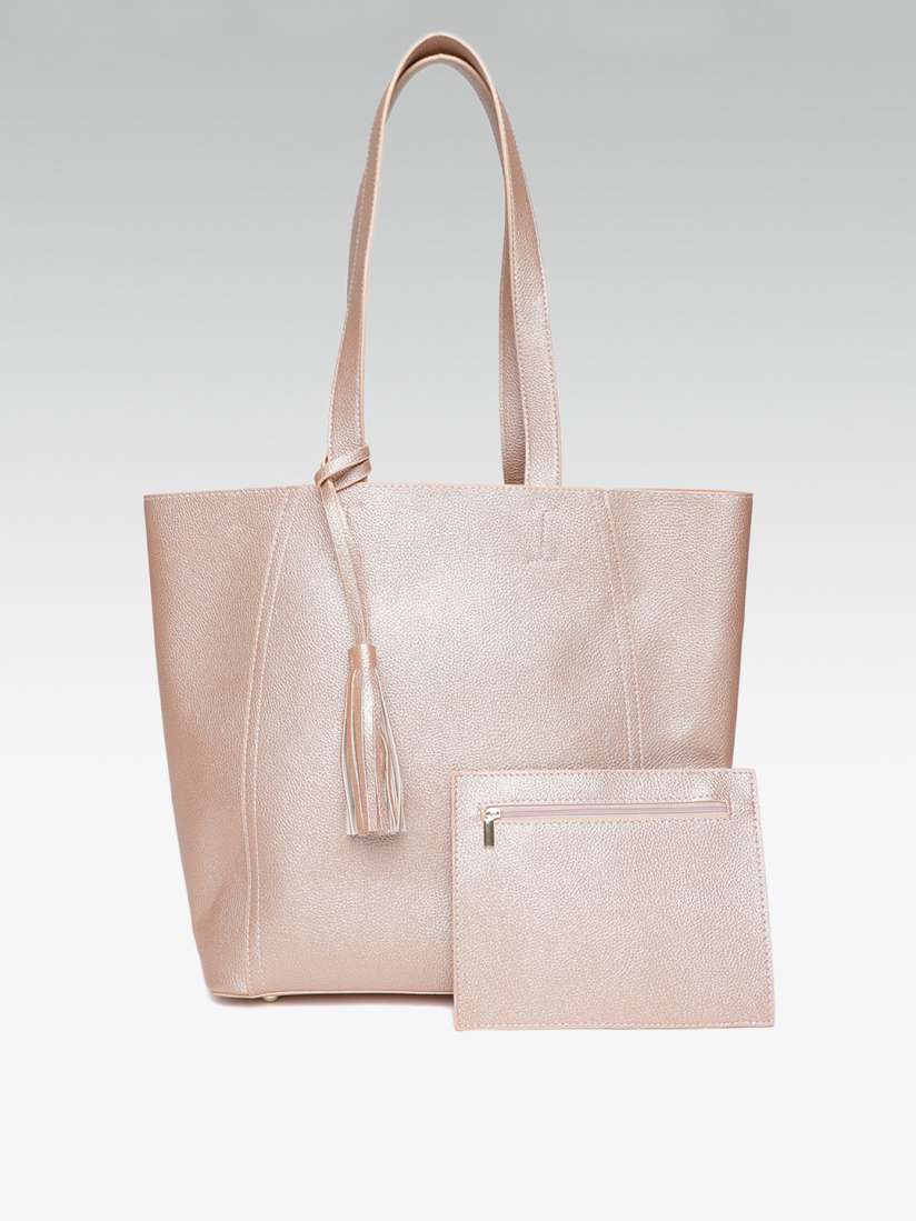 Buy DOROTHY PERKINS Rose Gold Toned Solid Shoulder Bag with Pouch Handbags for Women 5453354 Myntra