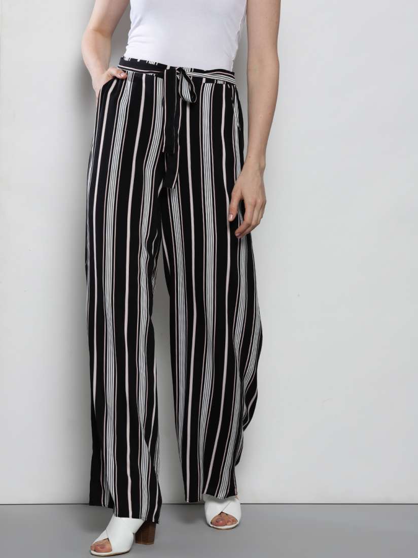 Dorothy perkins striped trousers clearance