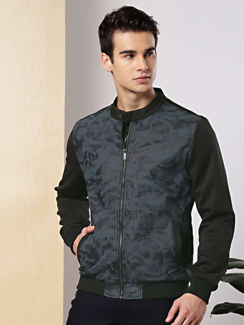 Navy blue camo jacket store