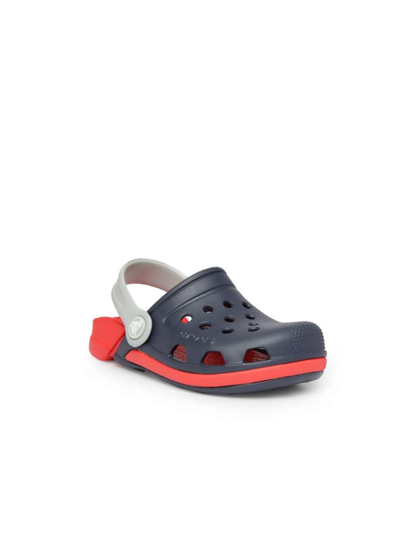 Buy Crocs Electro Boys Navy Blue Red Clogs Sandals for Boys 5523396 Myntra