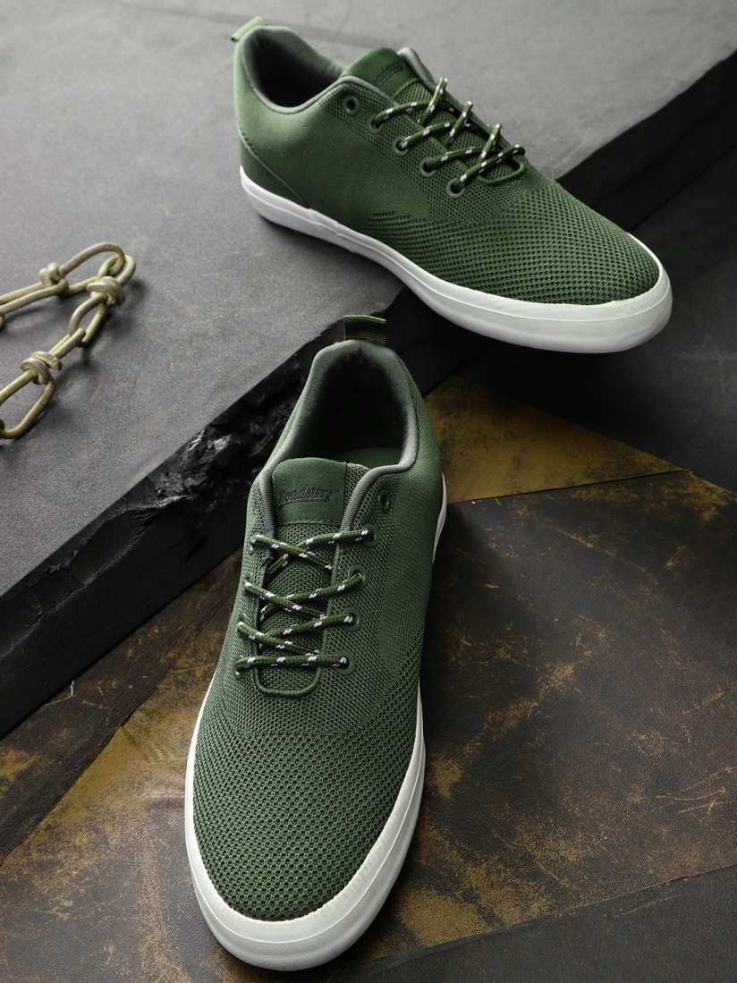 Buy Roadster Men Olive Green Sneakers Casual Shoes for Men 5524648 Myntra