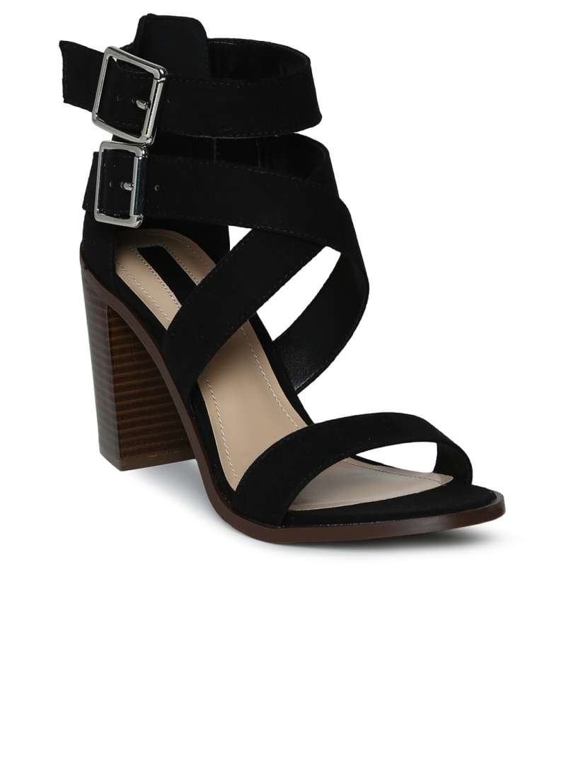 Forever 21 black block heels hotsell