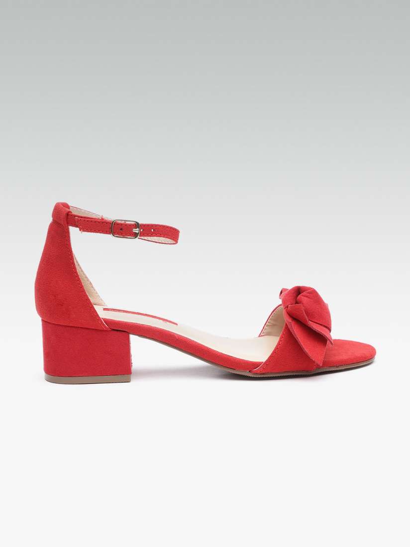 Buy DOROTHY PERKINS Women Red Solid Sandals Heels for Women 5529250 Myntra