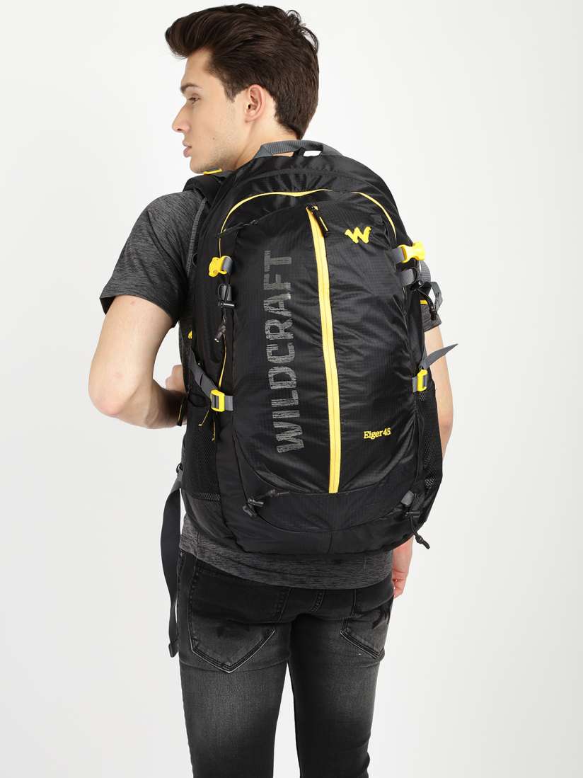 Buy Wildcraft Unisex Black Eiger 45 Backpack Backpacks for Unisex 5562597 Myntra