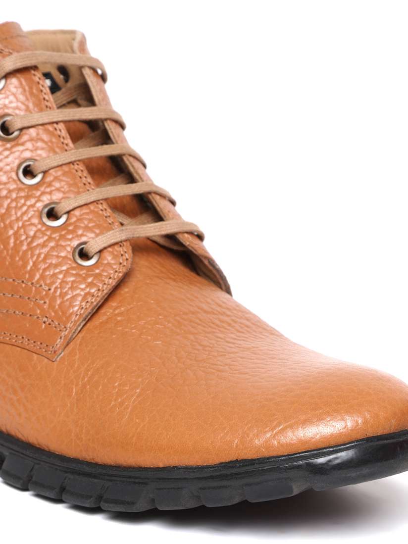 Buy Red Chief Men Tan Brown Leather Flat Boots Casual Shoes for Men 5566256 Myntra
