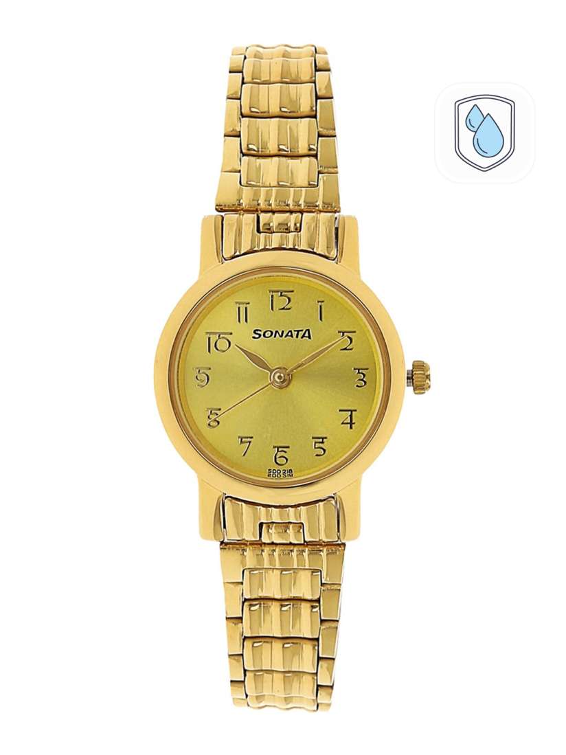 Buy Sonata Women Gold Toned Analogue Watch NK8976YM06W Watches for Women 5570725 Myntra