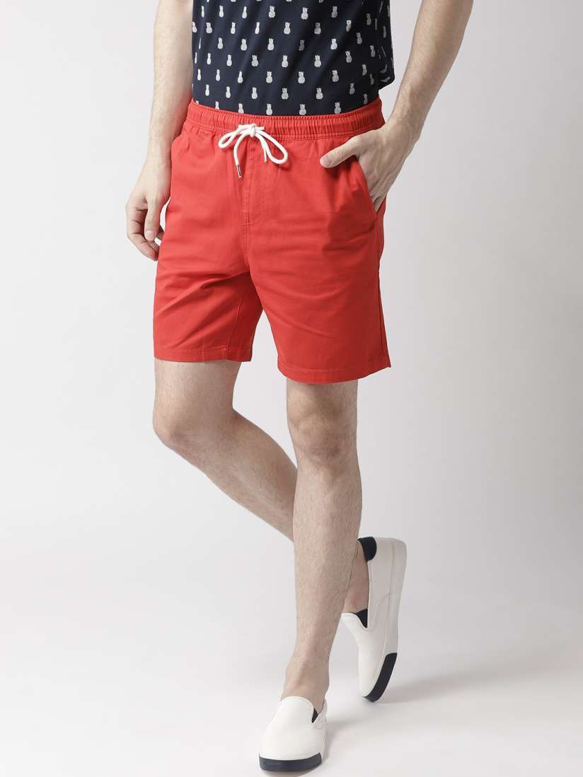 Forever 21 red shorts sales