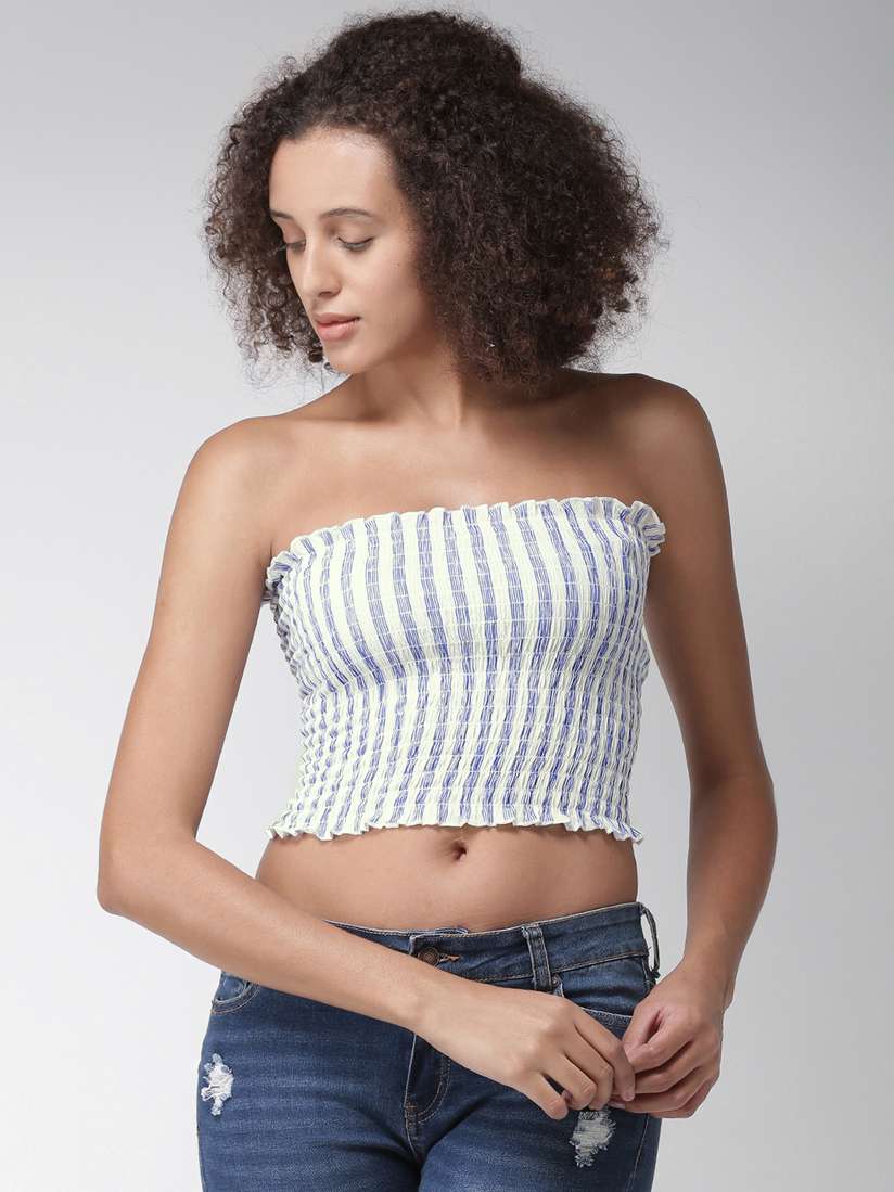 blue tube top forever 21