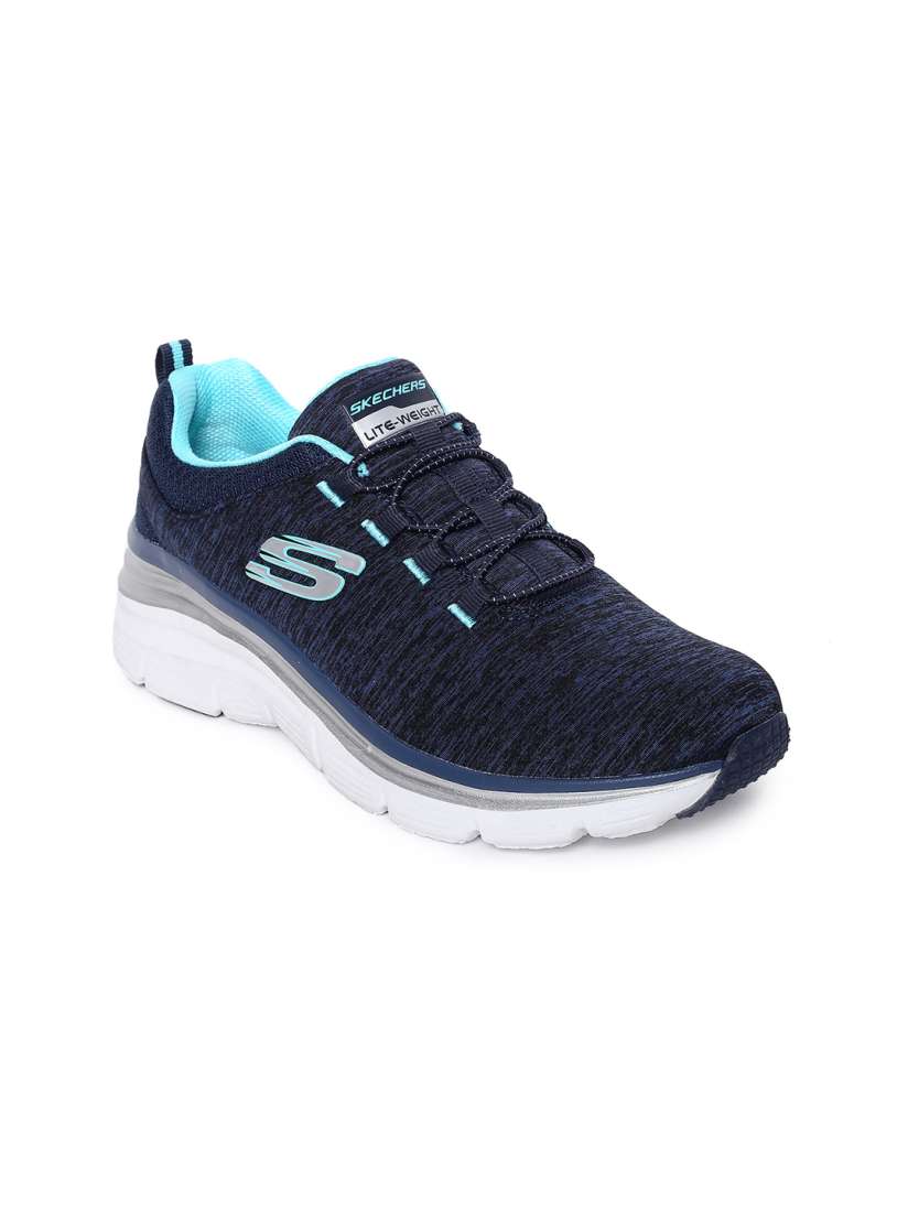 Buy Skechers Women Navy Blue Fashion Fit Up A Level Slip On Sneakers Casual Shoes for Women 5648907 Myntra