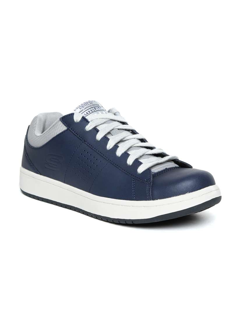Buy Skechers Men Navy Blue Tedder Sneakers Casual Shoes for Men 5648911 Myntra