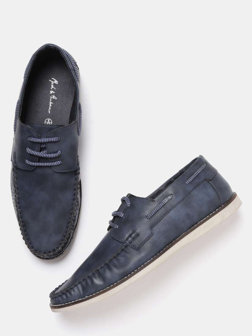 Buy Mast Harbour Men Navy Blue Boat Shoes Casual Shoes for Men 5660299 Myntra