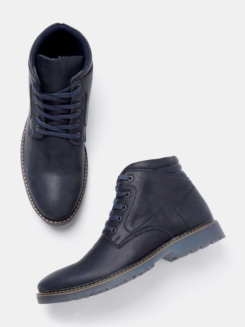 Roadster navy blue boots top