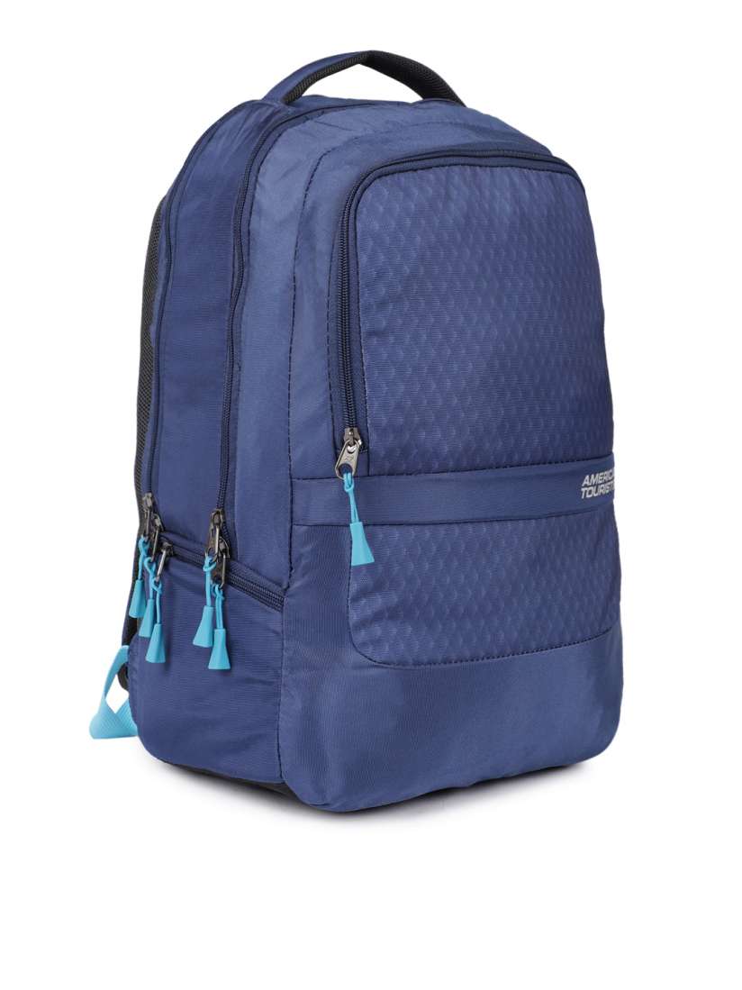 Buy AMERICAN TOURISTER Unisex Blue Geometric Print AMT Tech Q Laptop 01 Backpack Backpacks for Unisex 5664259 Myntra