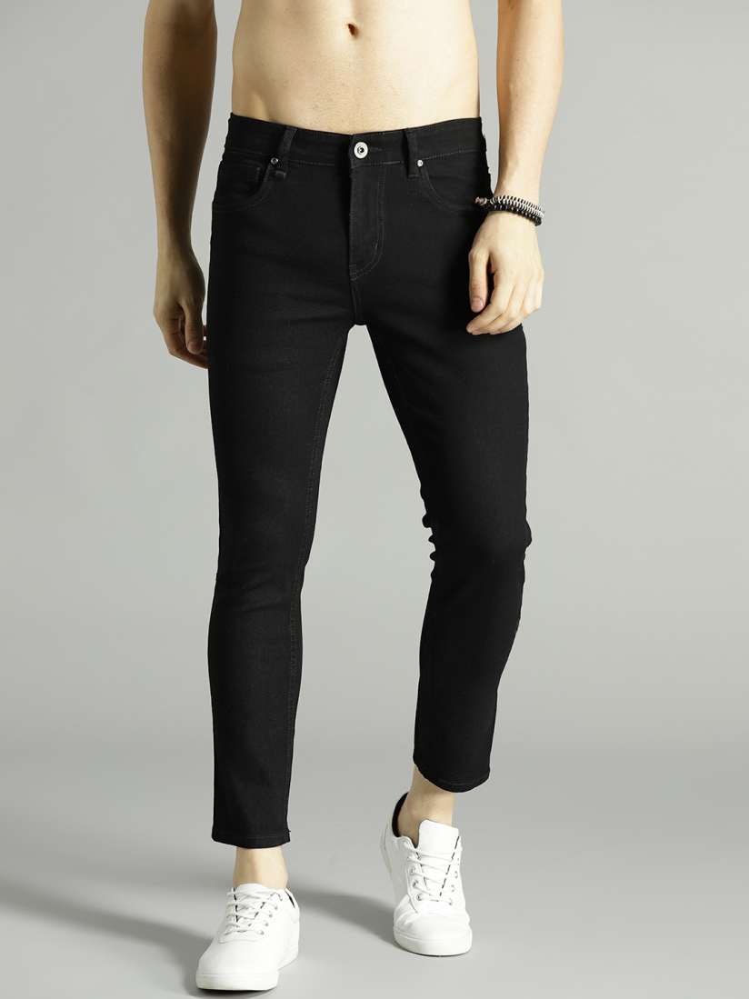 Black jeans on myntra deals