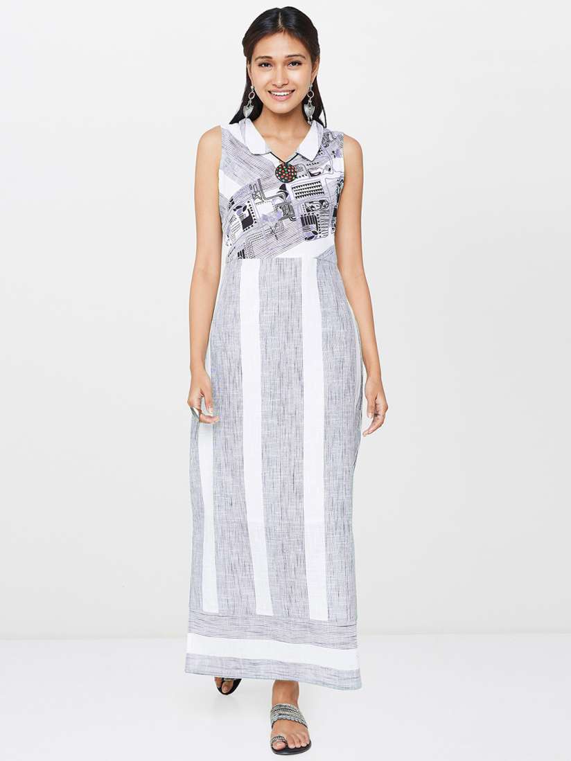 Global desi white maxi dress shop