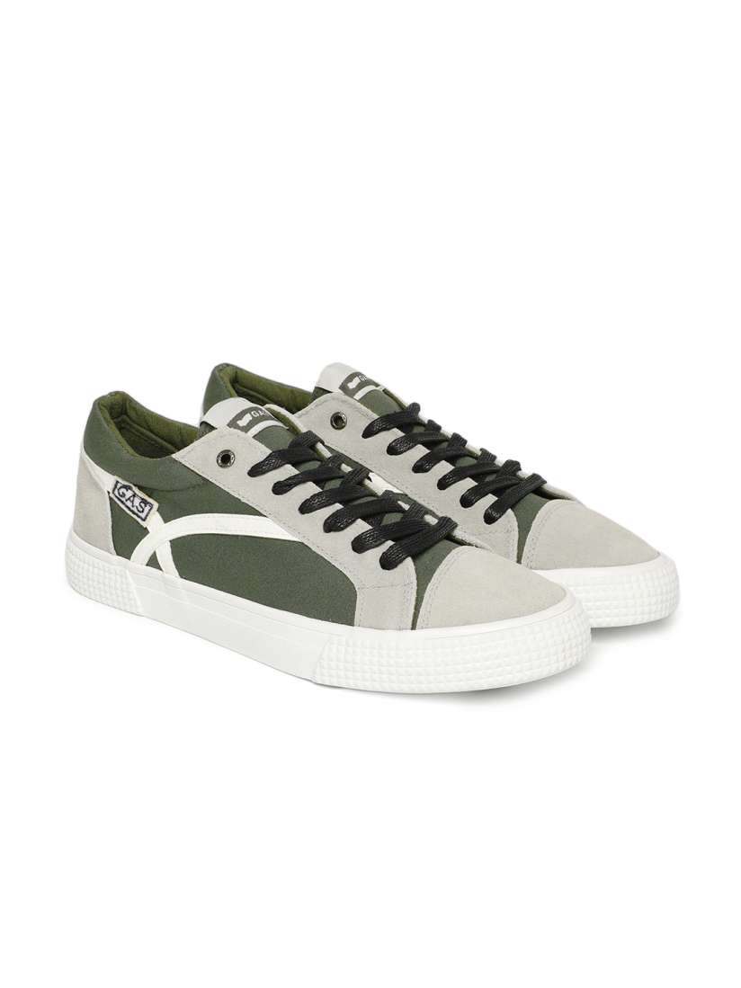 Buy GAS Men Green Colourblocked Sneakers Casual Shoes for Men 5706448 Myntra