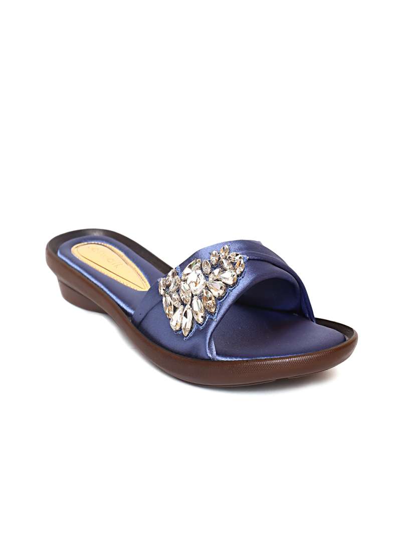Catwalk blue flats hot sale