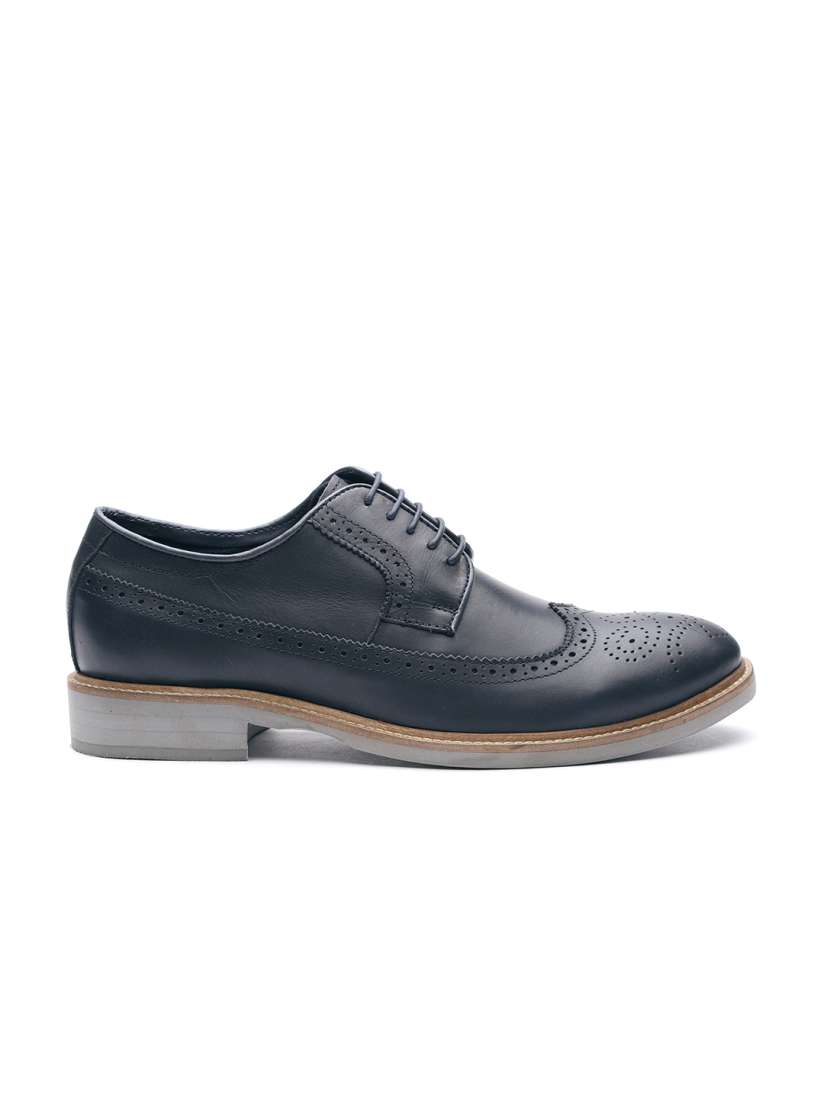 Buy Carlton London Men Navy Leather Smart Casual Brogues Casual Shoes for Men 5799321 Myntra