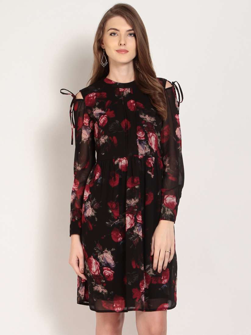 Long one piece dress myntra new arrivals