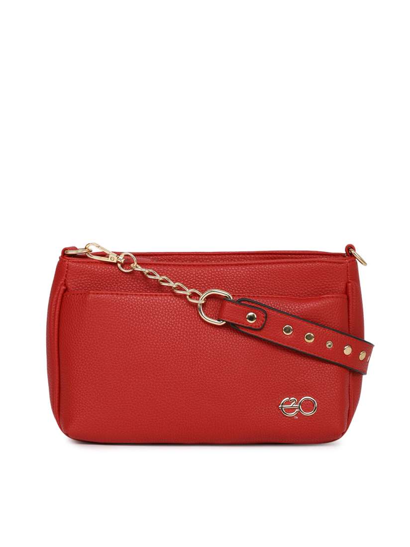 Buy E2O Red Textured Sling Bag Handbags for Women 5811146 Myntra
