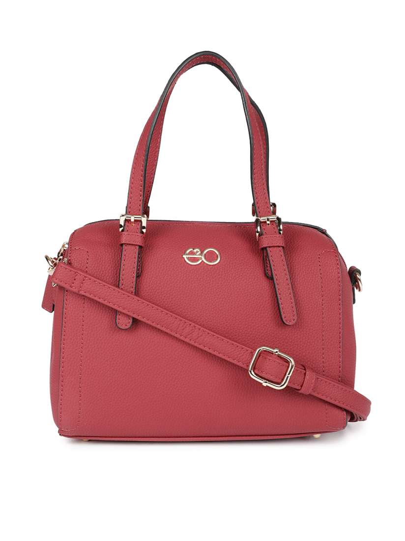 Buy E2O Red Textured Handheld Bag Handbags for Women 5811159 Myntra