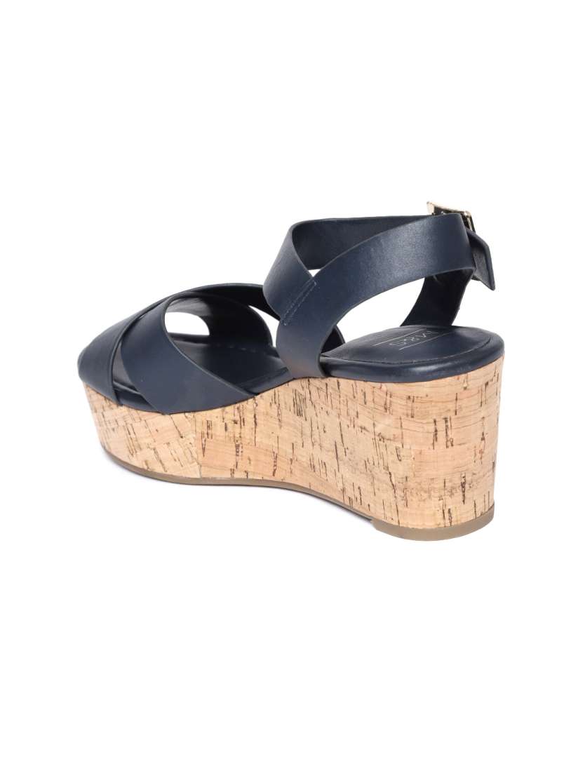 Buy Marks Spencer Women Navy Solid Sandals Heels for Women 5831511 Myntra