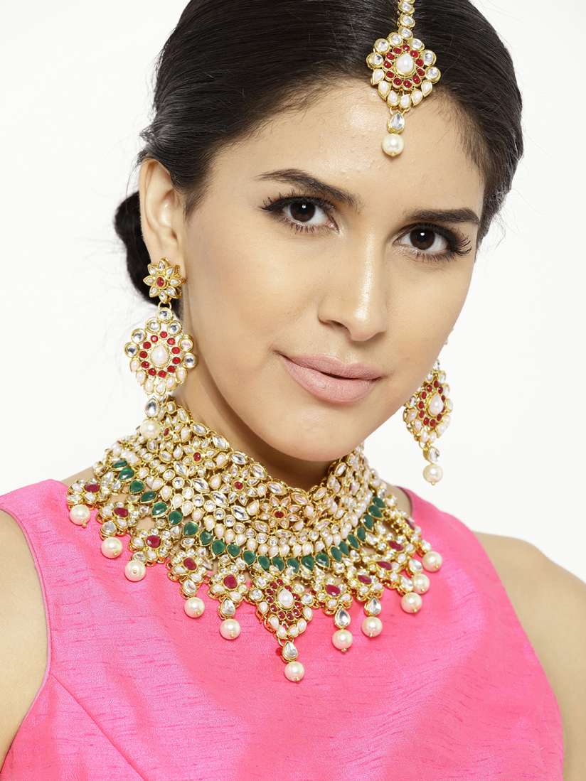 Myntra bridal jewellery set online