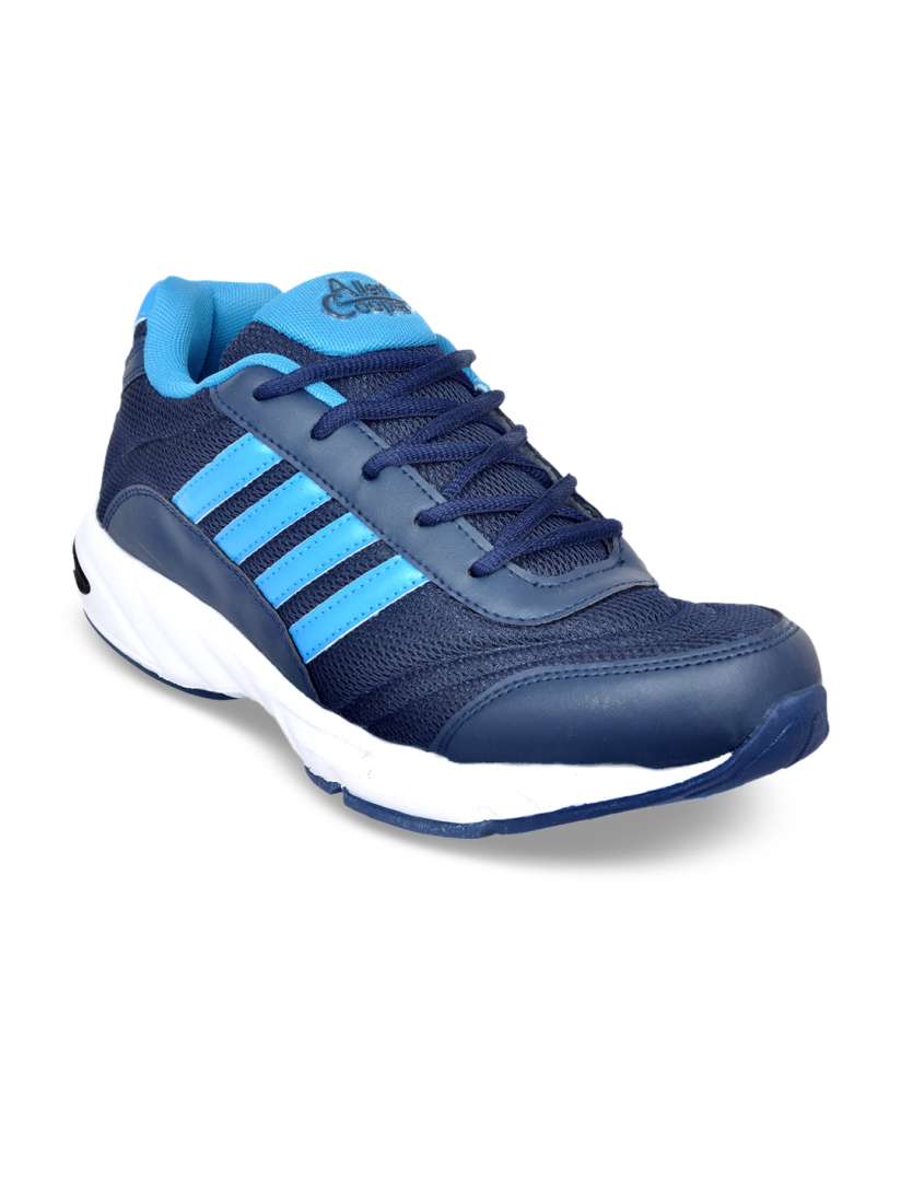 Allen cooper navy blue running shoes hot sale