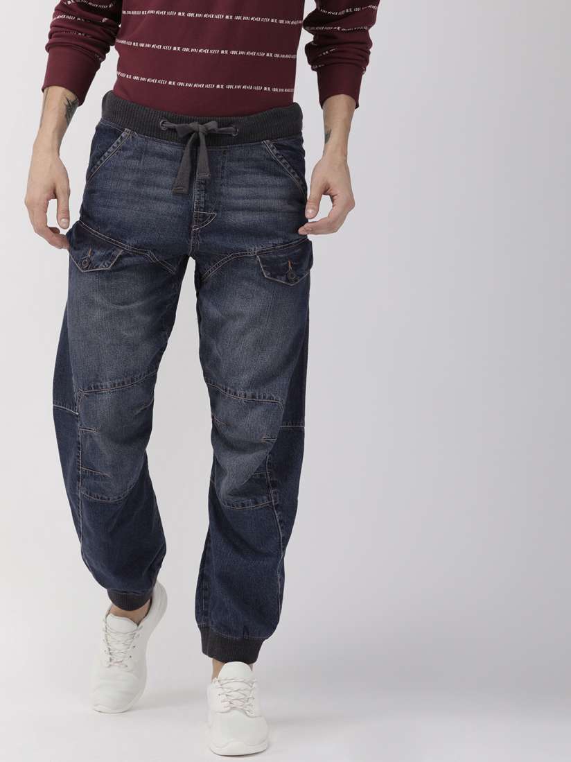 Buy Flying Machine Men Blue Jogger Low Rise Clean Look Jeans Jeans for Men 5866452 Myntra