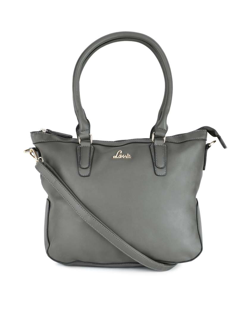 Buy Lavie Grey Solid Shoulder Bag Handbags for Women 5901351 Myntra